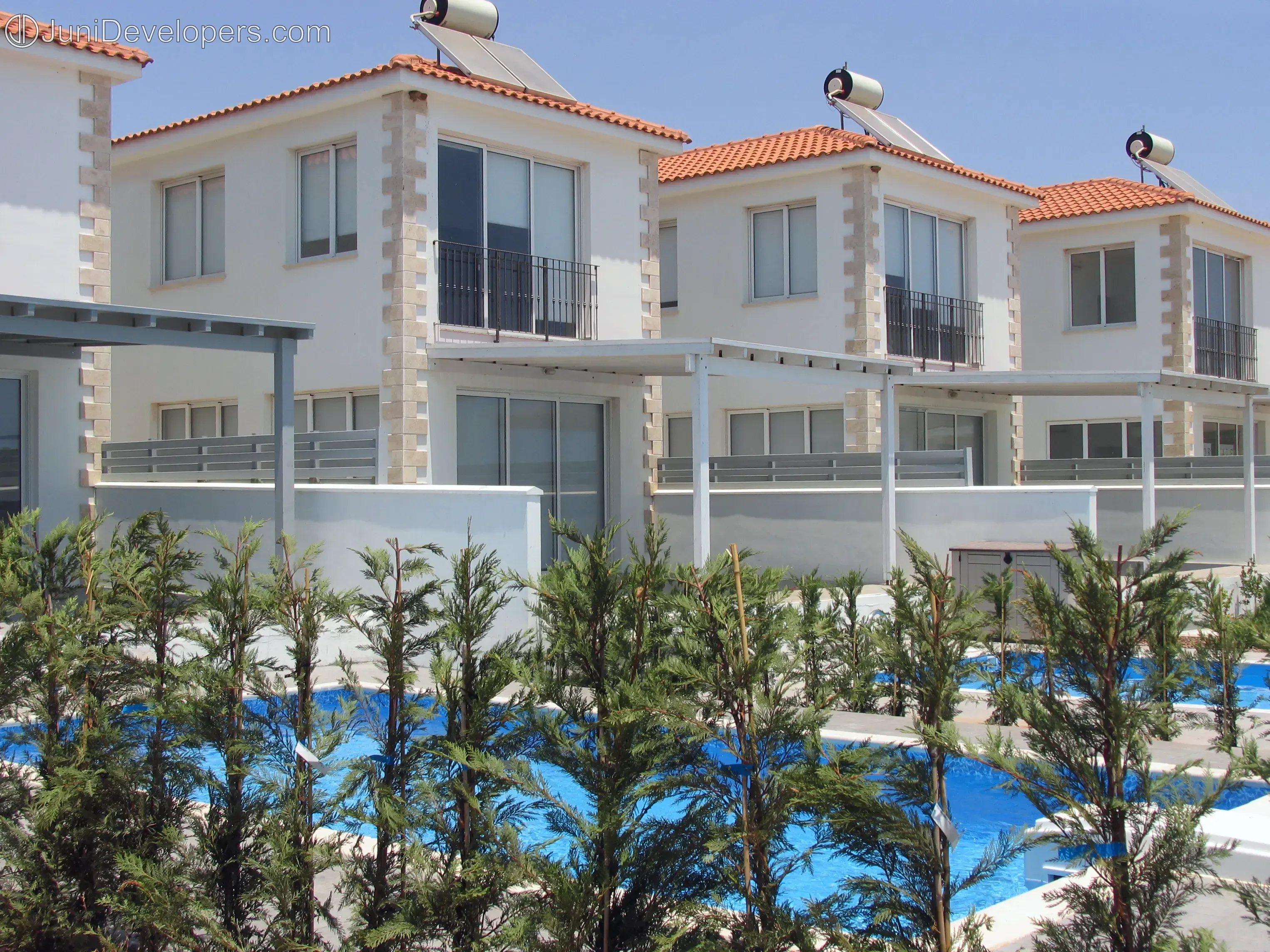 Seafront villa in Ayia Napa near restaurants with large swimming pool